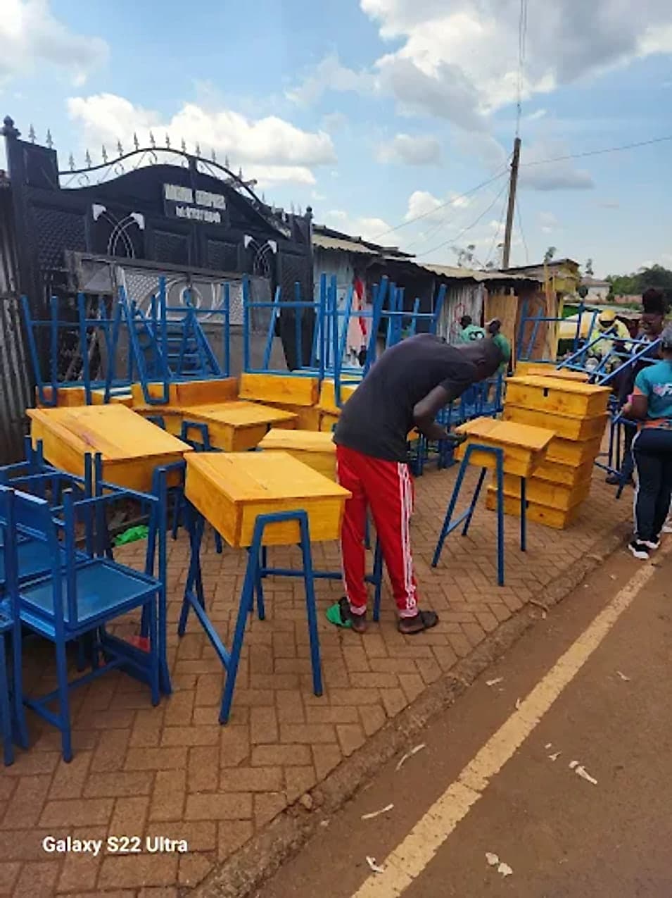 Assembling School Desks