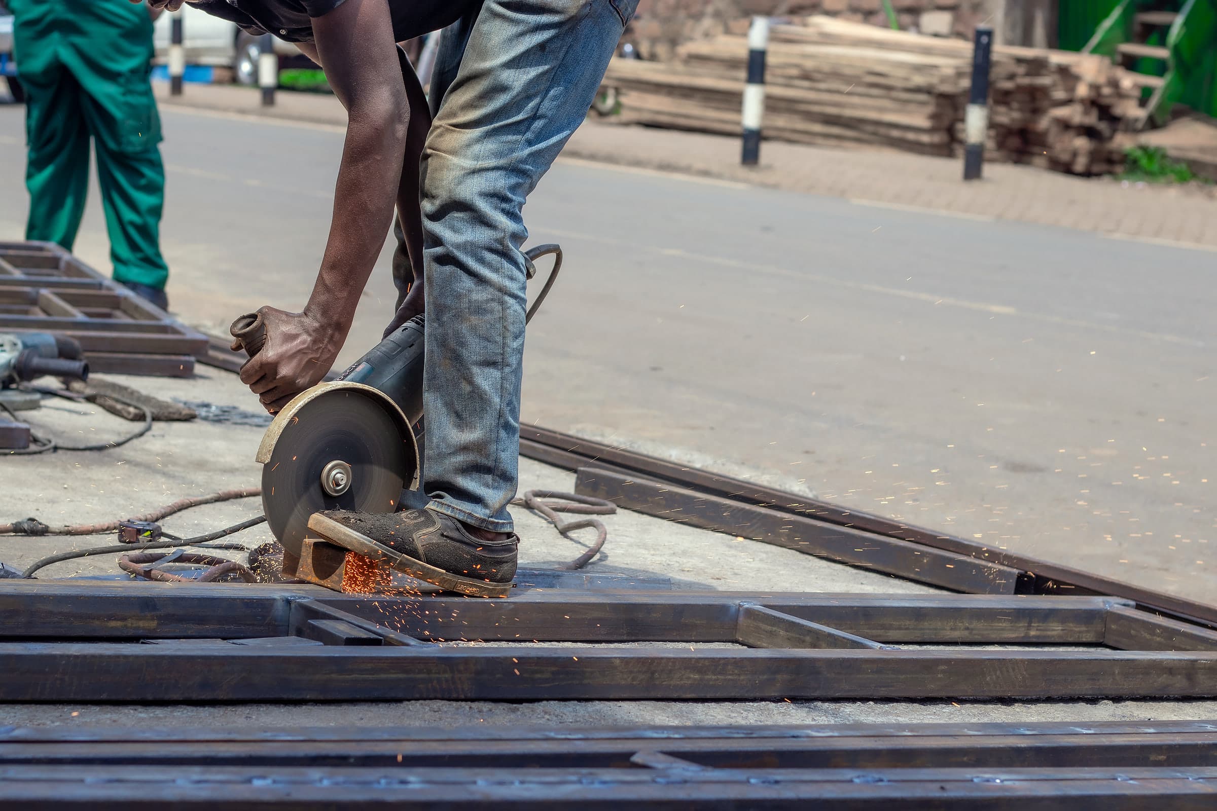 Cutting Steel Section