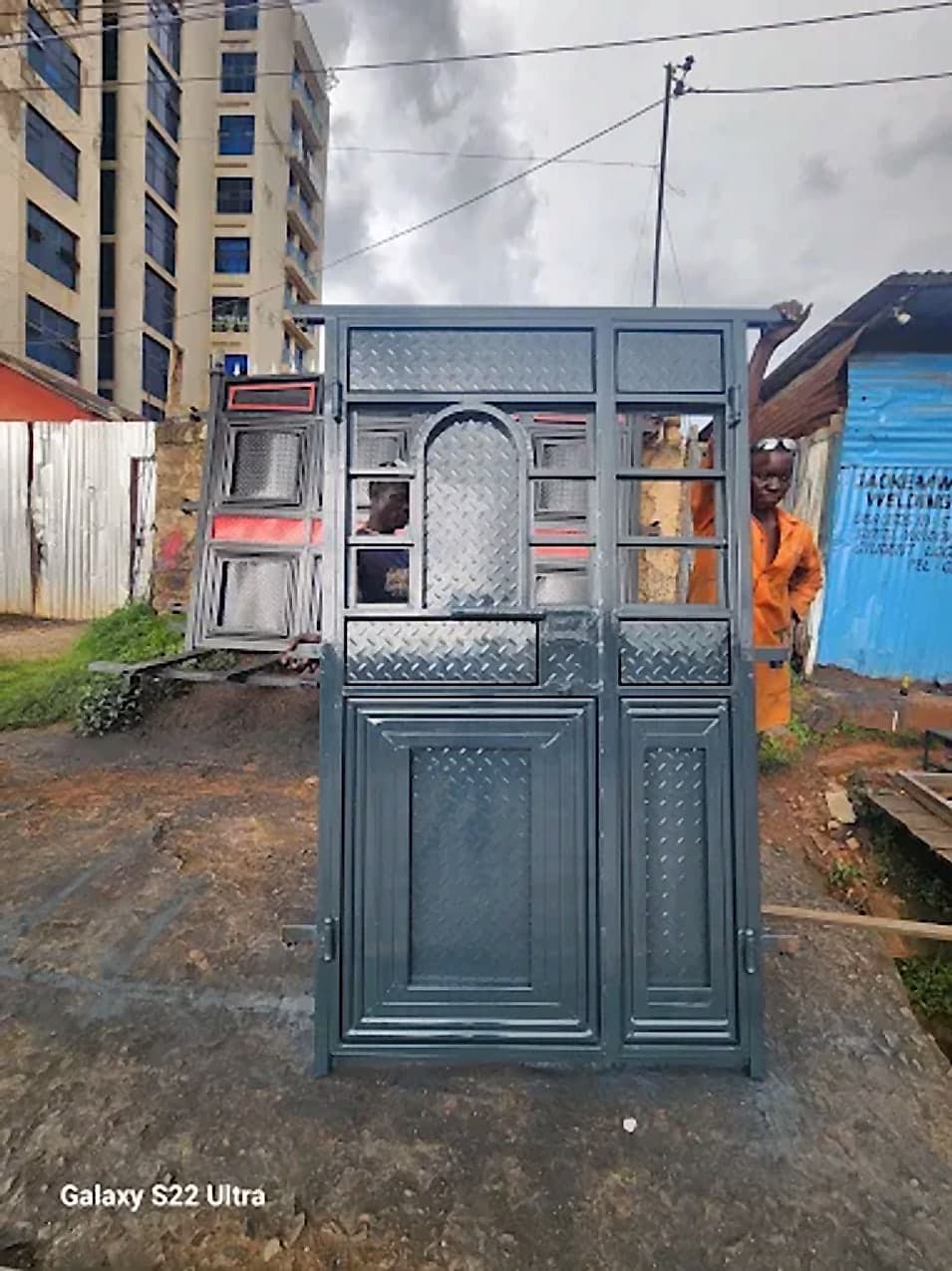 Door Set with Fanlight and Sidelights