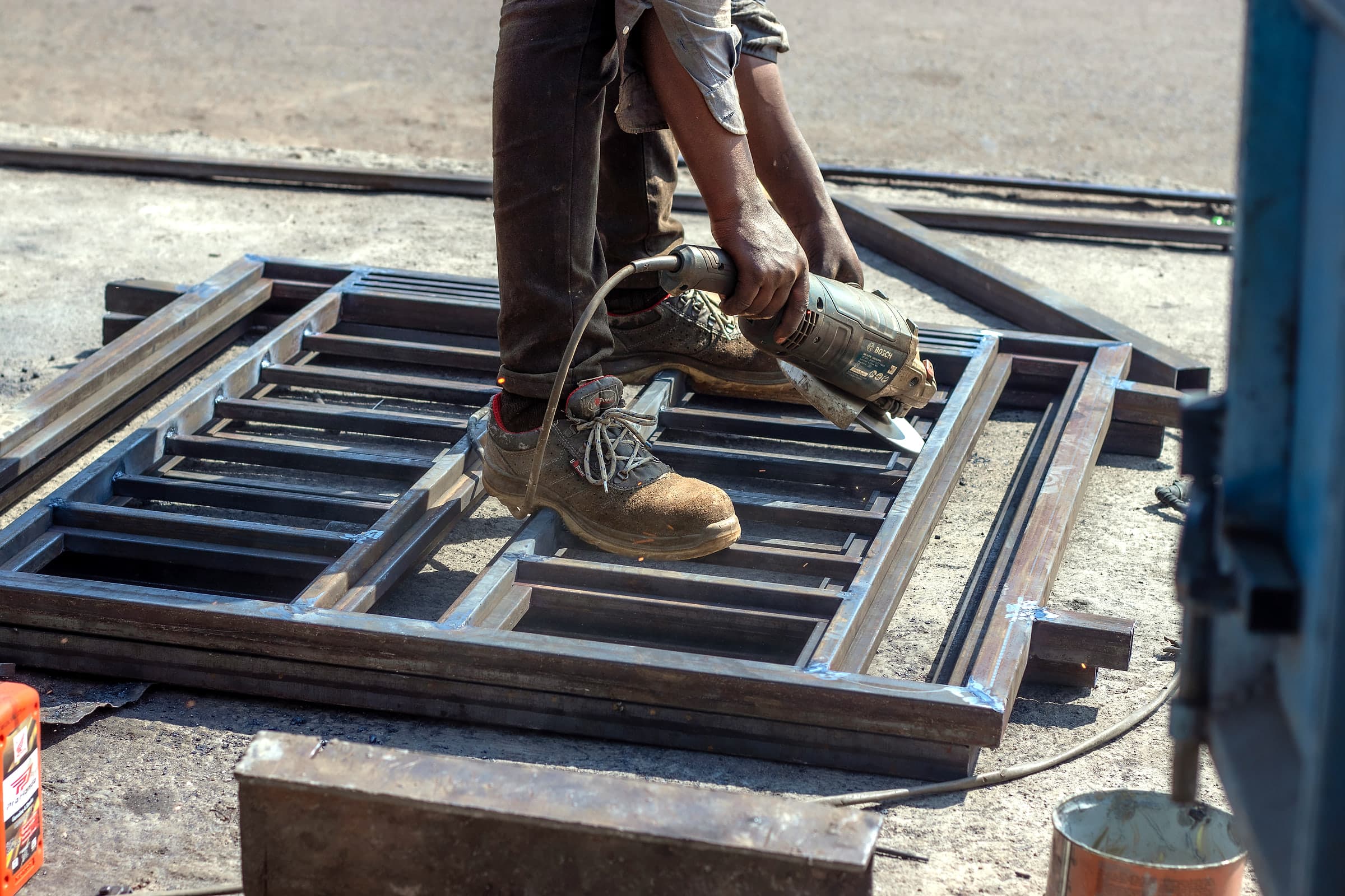 Dressing a Welded Frame
