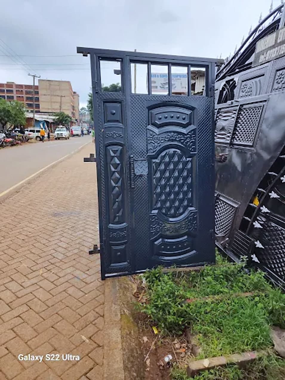 Embossed Panel Door with Lattice Insert