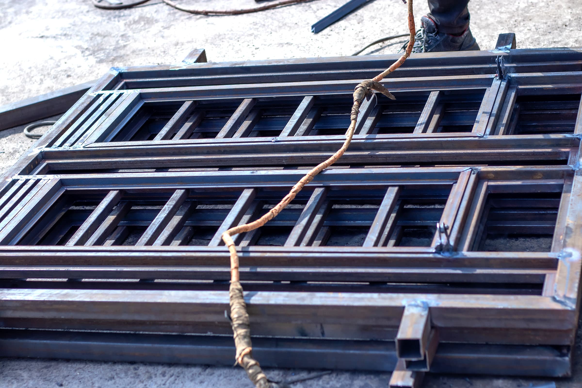 Frames Bundled for Transport