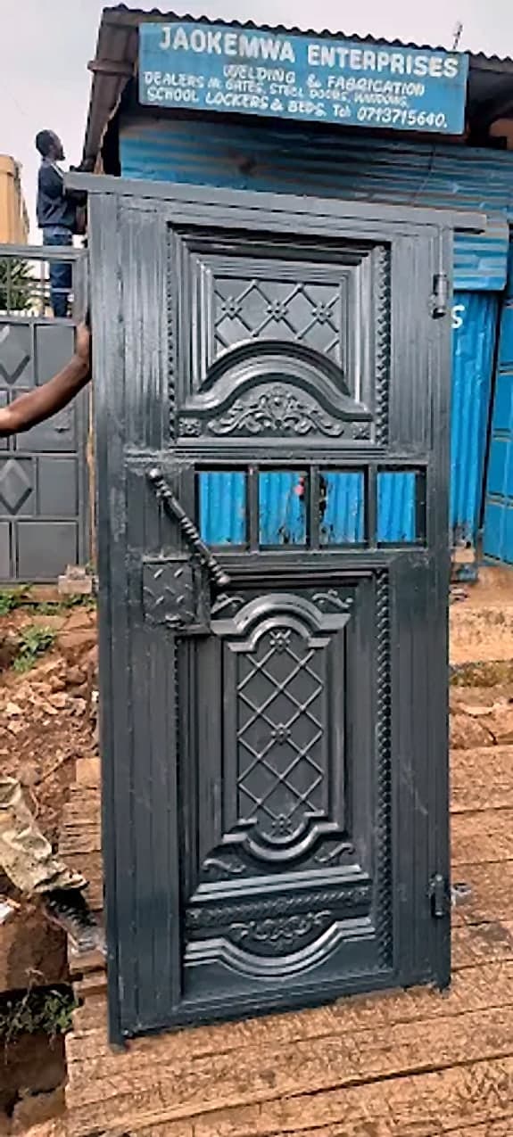 Ornate Embossed Door with Lock