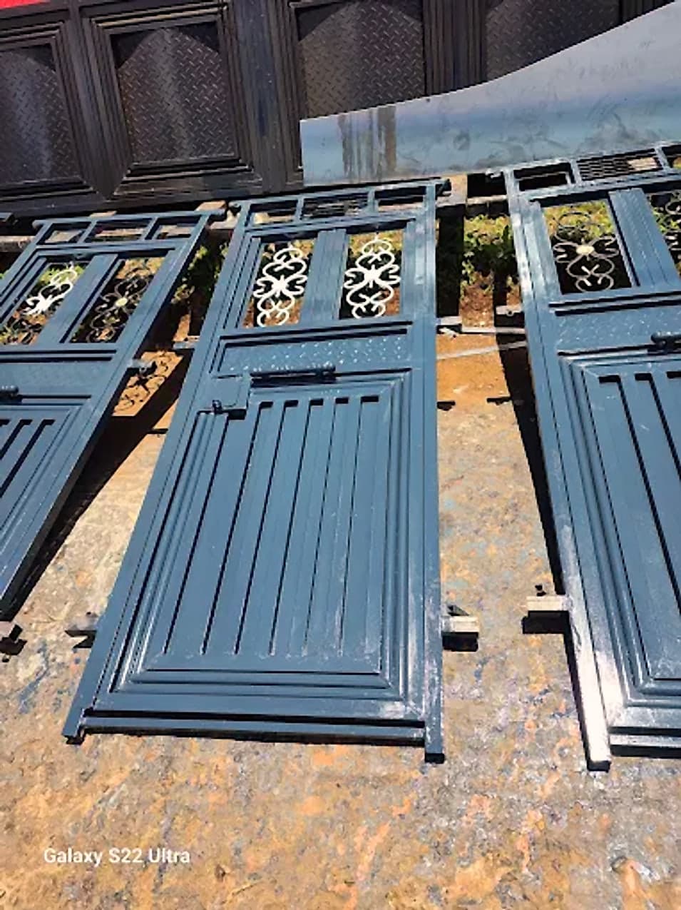 Panels Laid Out for Assembly