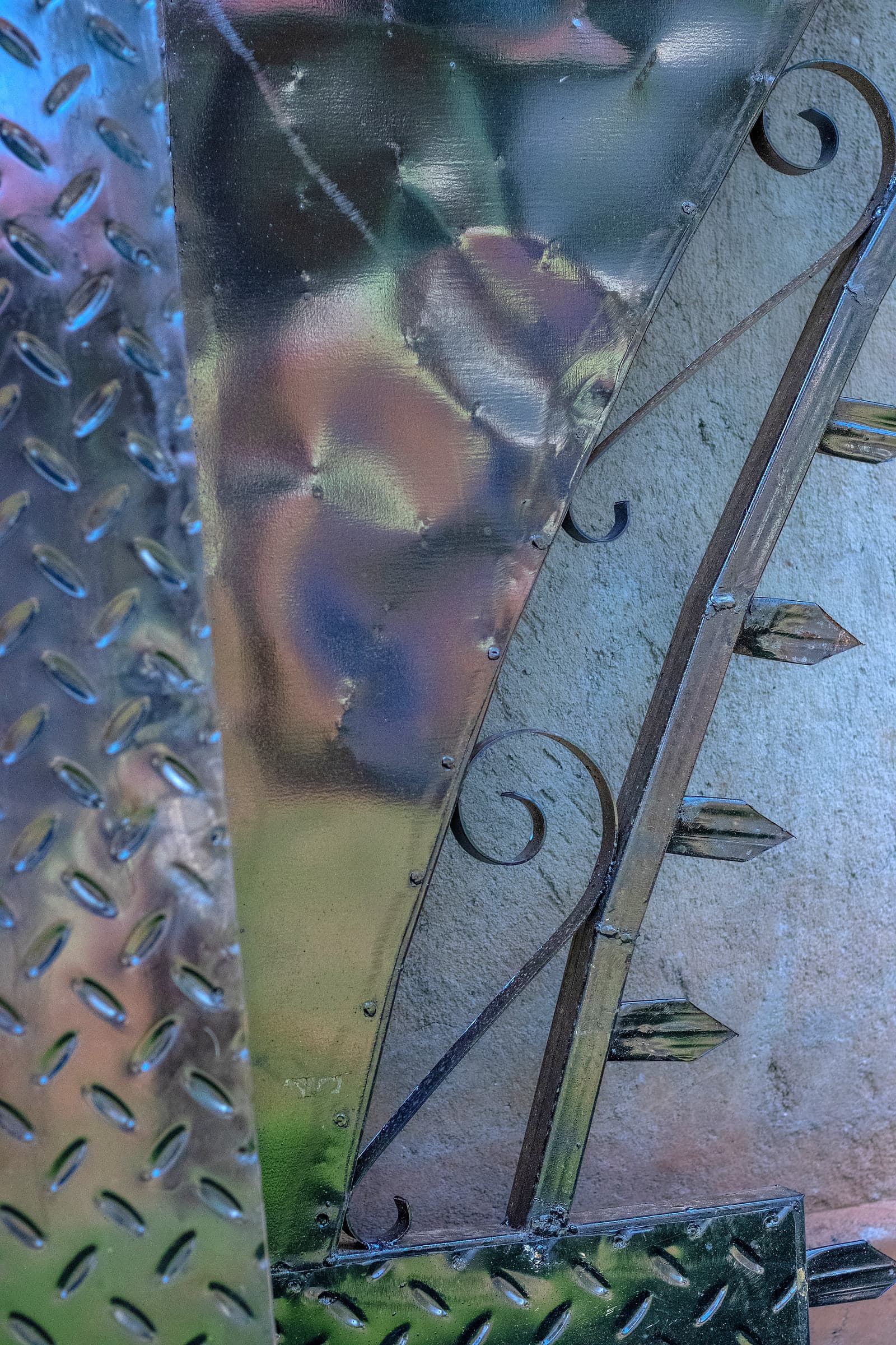 Scrollwork and Spear Detail