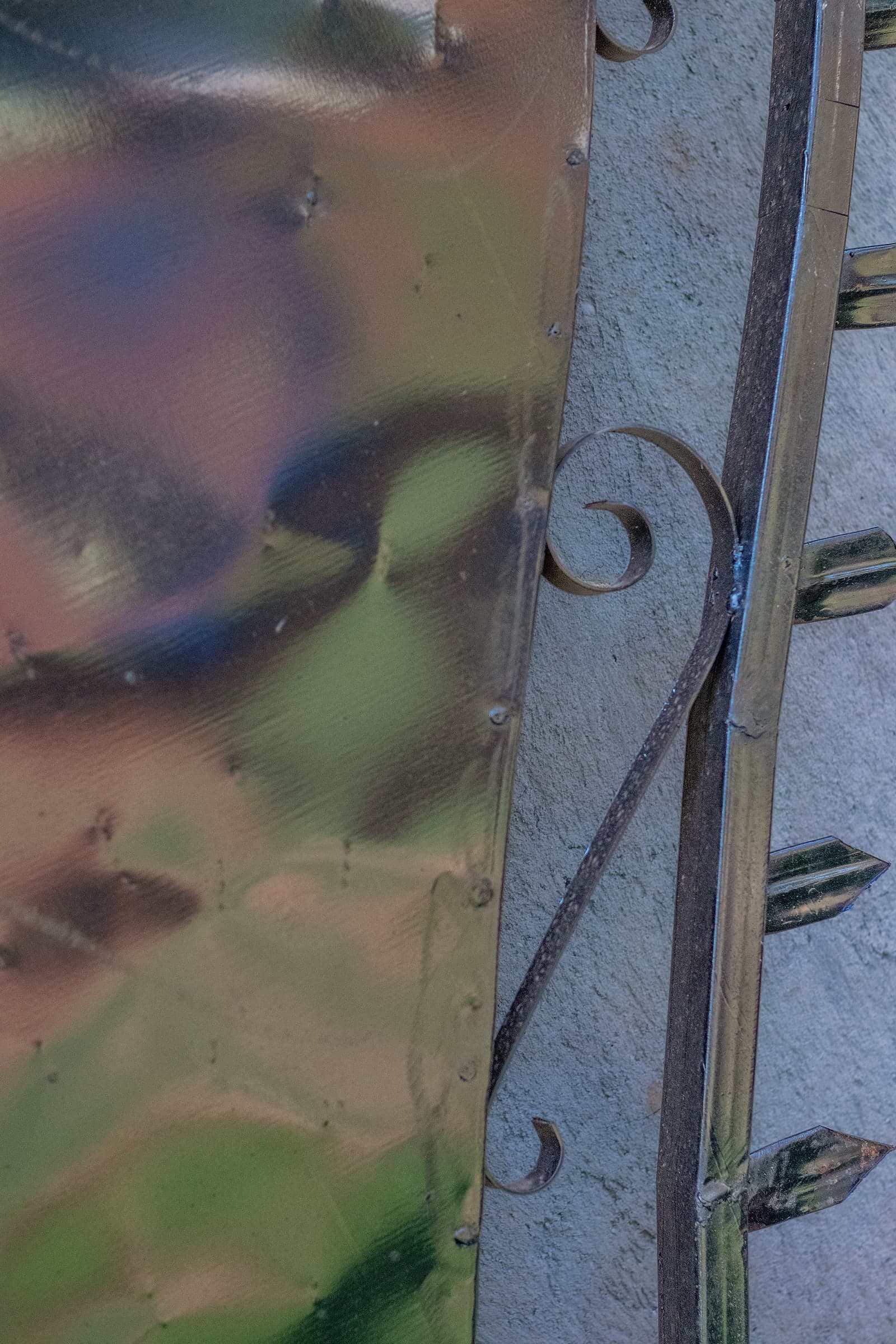 Scrollwork and Spear Detail