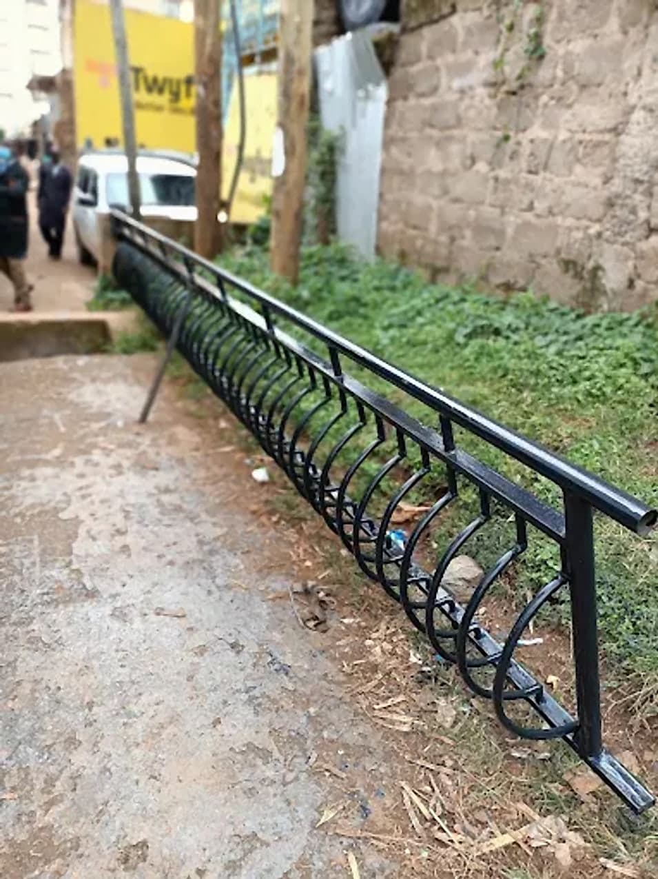 Steel Boundary Railing Run