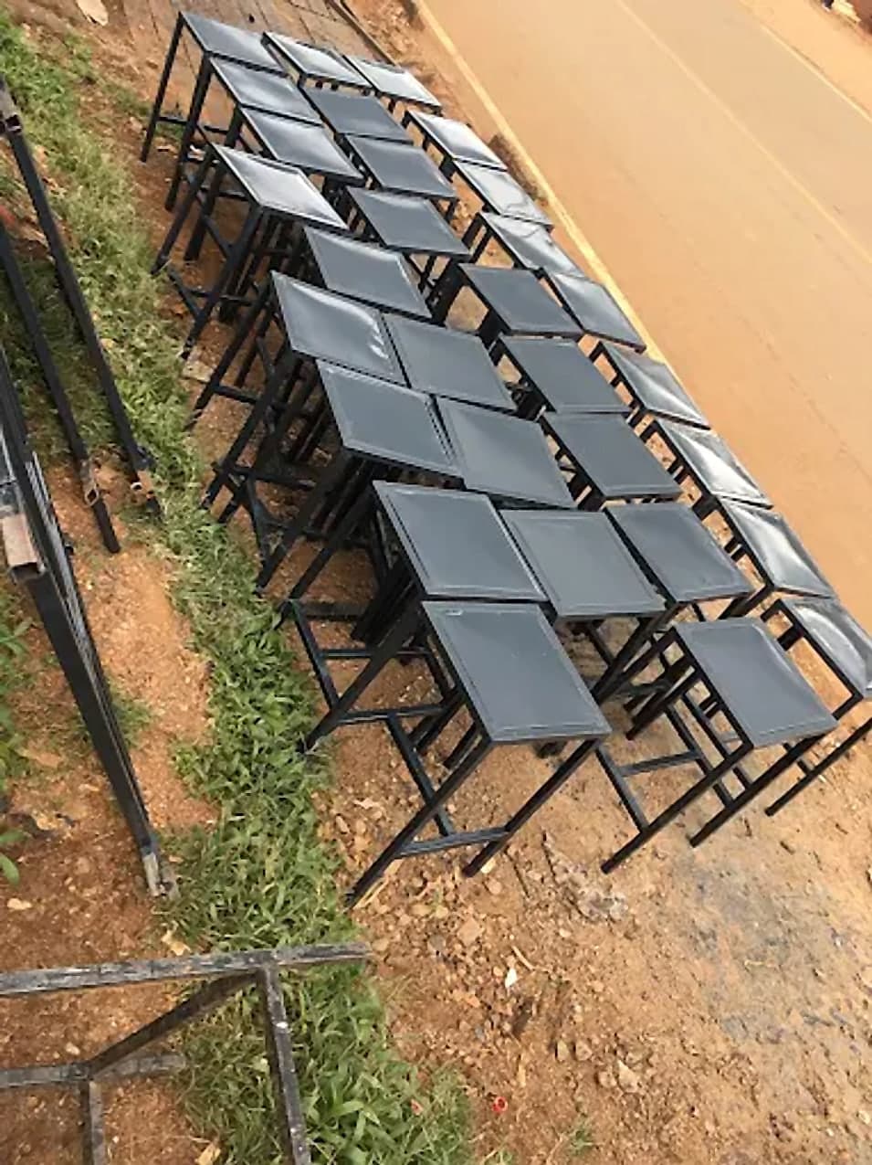 Steel-Top School Desks
