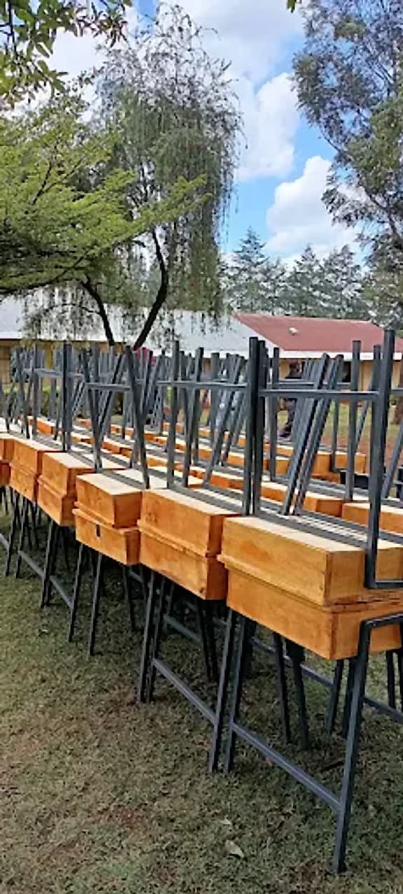 Timber-Top Desks Ready for Delivery